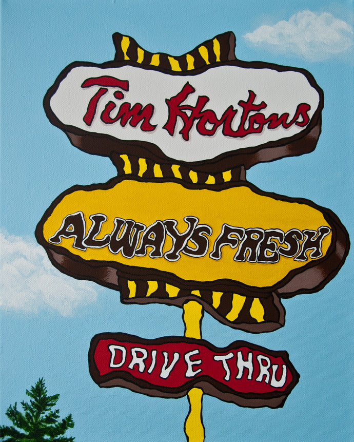 Tim Horton's Sign