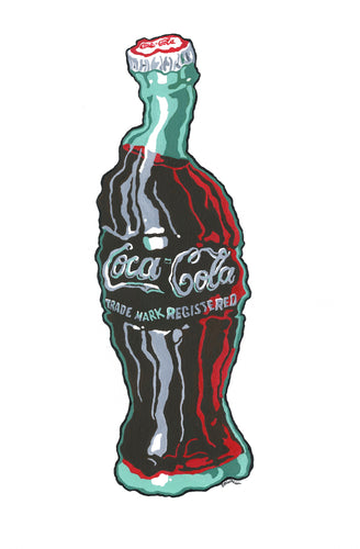 Wonky Coke Print